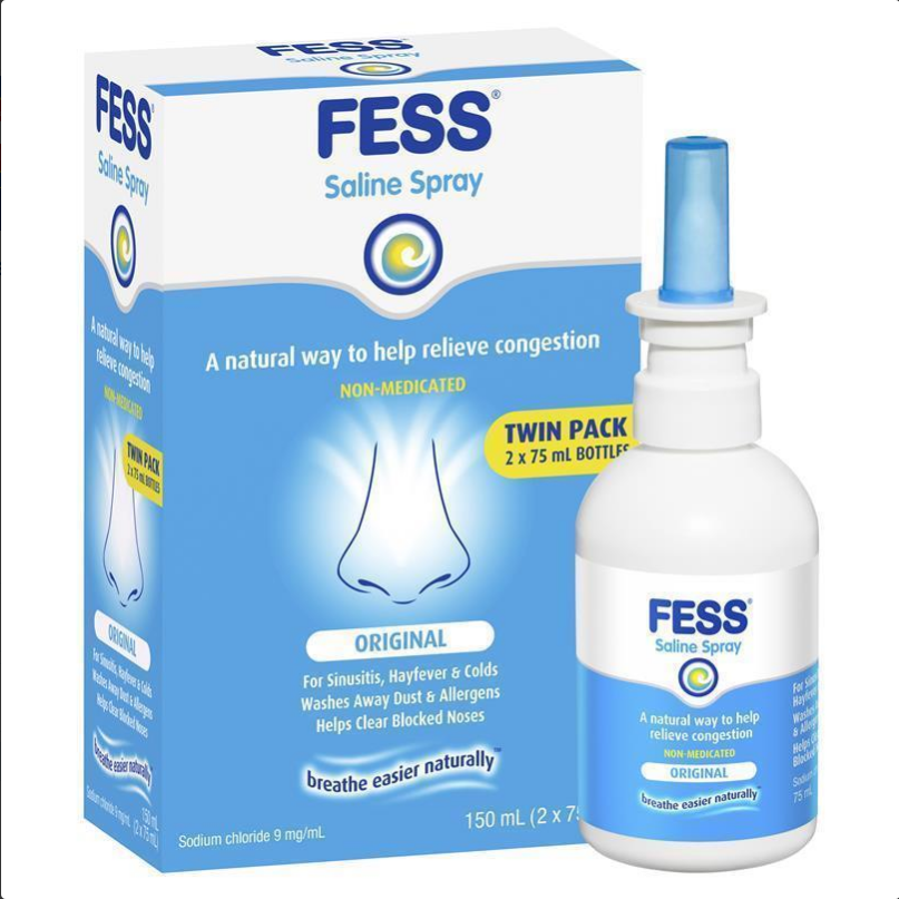 Fess Nasal Spray Twin Pack 150mL (2 x 75mL)