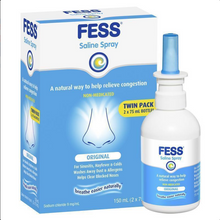 Load image into Gallery viewer, Fess Nasal Spray Twin Pack 150mL (2 x 75mL)