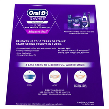Load image into Gallery viewer, Oral B 3D White Luxe Advanced Seal 14 Teeth Whitening Treatments