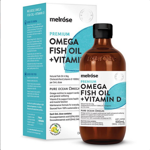 Melrose Fish Oil & Vitamin D 500mL