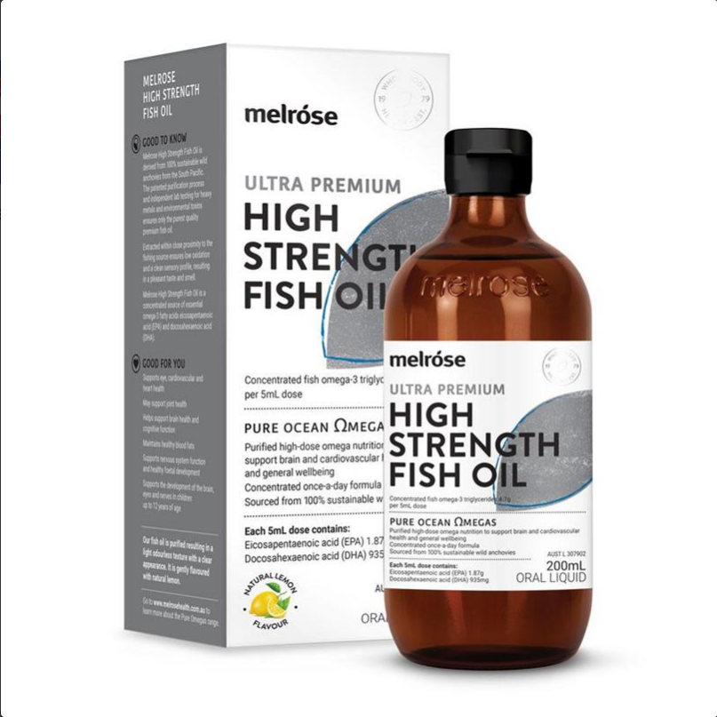 Melrose High Strength Fish Oil 200mL ( expiry 9/24)