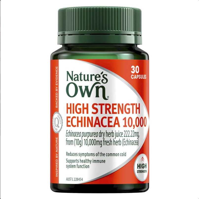 Nature's Own High Strength Echinacea 10,000mg 30 Tablets