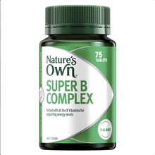 Load image into Gallery viewer, Nature&#39;s Own Super B Complex - Vitamin B - 75 Tablets