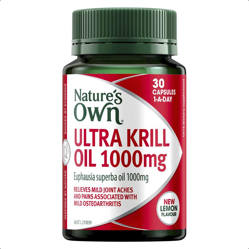 Nature's Own Ultra Krill Oil 1000mg 30 Capsules