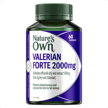 Load image into Gallery viewer, Nature&#39;s Own Valerian Forte 2000mg - Sleep Support - 60 Capsules