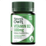 Nature's Own Vitamin B2 100mg - Vitamin B - 100 Tablets