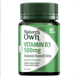 Nature's Own Vitamin B3 500mg - Vitamin B - 60 Tablets