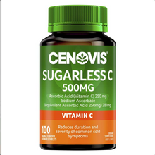 Load image into Gallery viewer, Cenovis Sugarless C 500mg - Chewable Vitamin C - 100 Tablets