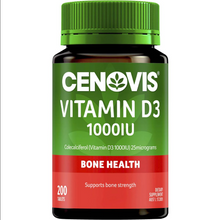Load image into Gallery viewer, Cenovis Vitamin D3 1000IU - Vitamin D - 200 Tablets
