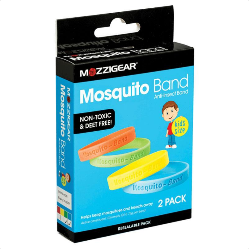 Mozzigear Mosquito Band Kids Size 2 Pack