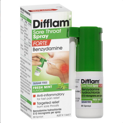 Difflam Forte Sore Throat Spray 88 Sprays 15mL