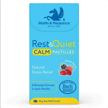 Load image into Gallery viewer, Martin &amp; Pleasance Rest &amp; Quiet Calm Pastilles Mixed Berry 50g