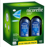 Nicorette Quit Smoking Cooldrops Lozenges Regular Strength Icy Mint 2mg 160 Pieces