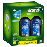 Nicorette Quit Smoking Cooldrops Lozenges Extra Strength Icy Mint 4mg 160 Pieces