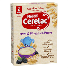 Load image into Gallery viewer, Cerelac Infant Cereal Oat &amp; Wheat with Prune 200g