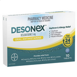 Desonex Allergy & Hayfever 5mg 10 Tablets (Limit ONE per Order)