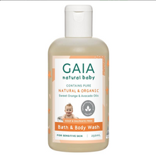 Load image into Gallery viewer, Gaia Natural Baby Bath &amp; Body Wash 250mL