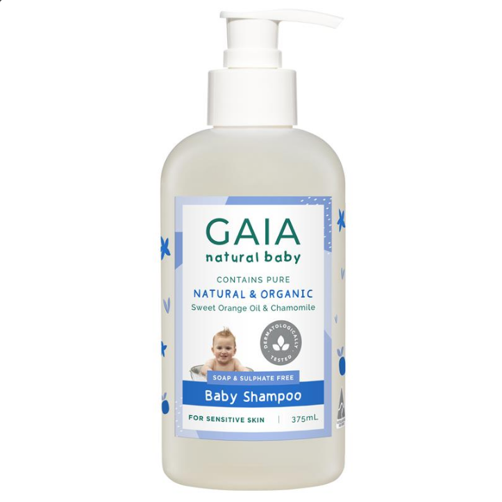 Gaia Natural Baby Shampoo 375mL