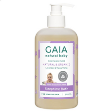 Load image into Gallery viewer, Gaia Natural Baby Sleeptime Bath Wash 500mL