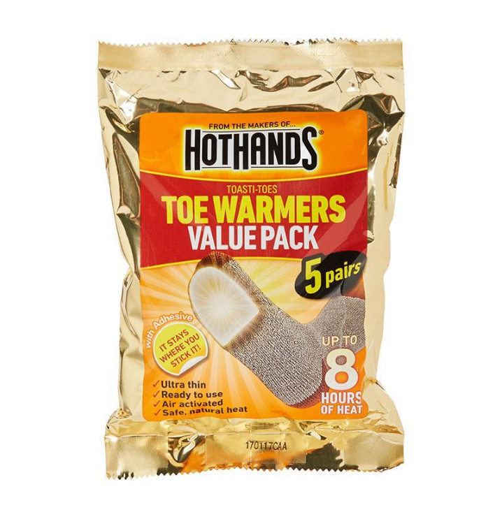 Hot Hands Toasti Toe Warmers 5 Pairs
