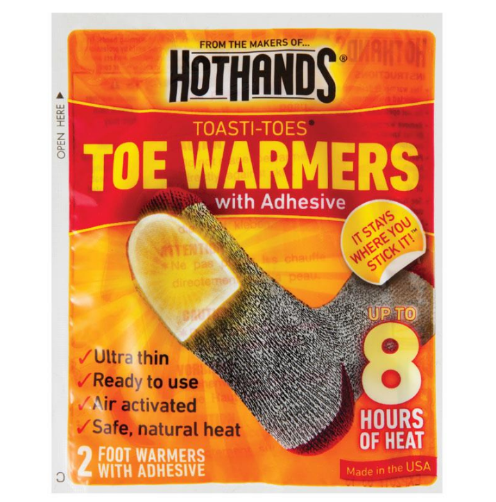Hot Hands Toasti Toe Warmers with Adhesive 2 Pack