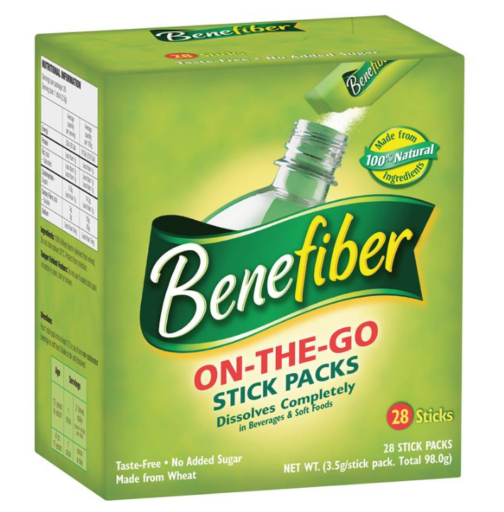 Benefiber Natural Fibre Supplement On-the-Go Stick 3.5g x 28 Pack