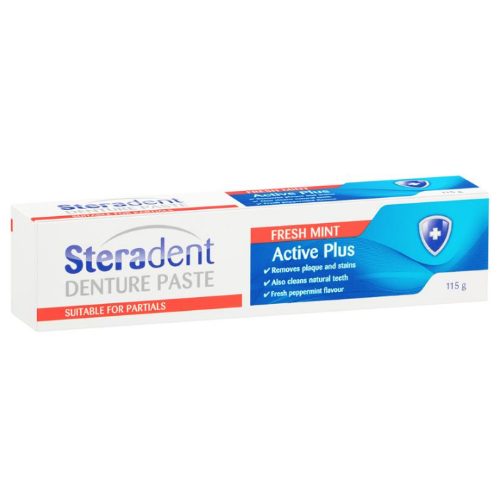 Steradent Denture Cleaning Paste Fresh Mint 115g