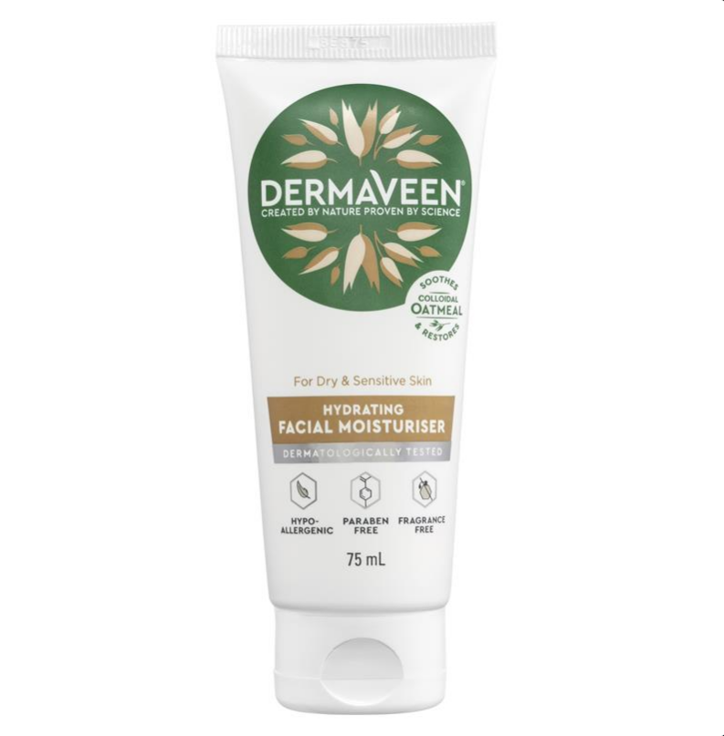 DermaVeen Hydrating Facial Moisturiser 75mL