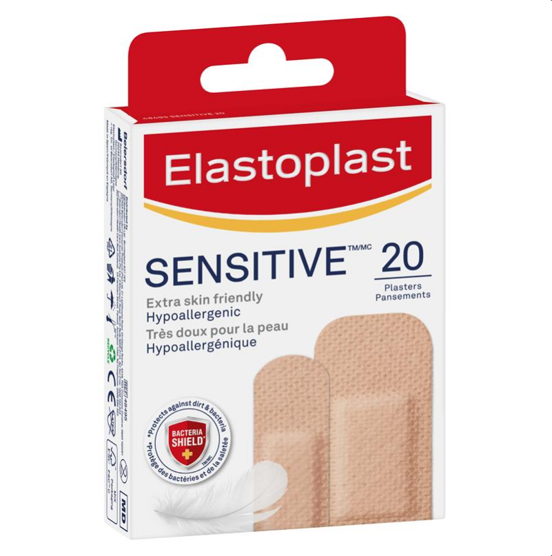 Elastoplast Sensitive Skin Tone Plasters 20 Light