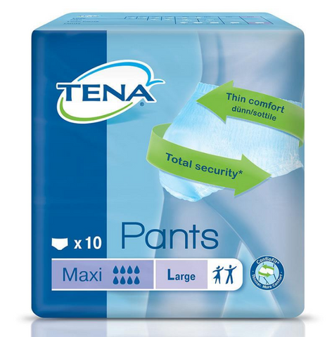 Tena Pants Maxi Large 10 Pack