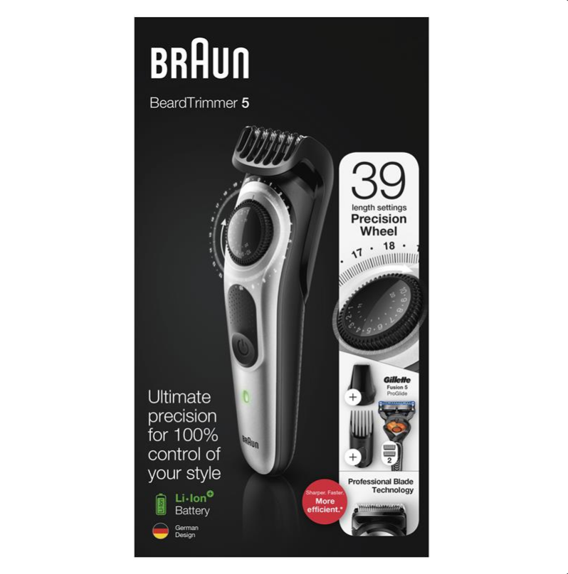 Braun Series 5 Beard Trimmer & Hair Clipper For Men BT5260
