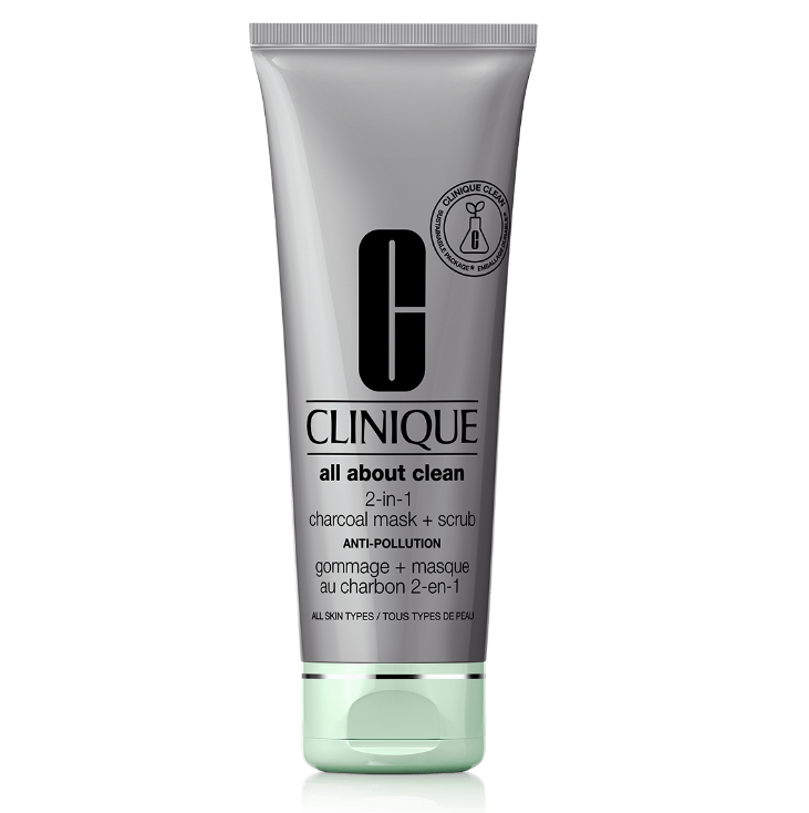 CLINIQUE All About Clean 2-in-1 Charcoal Mask + Scrub 100mL