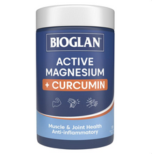 Load image into Gallery viewer, Bioglan Magnesium + Curcumin 120 Tablets