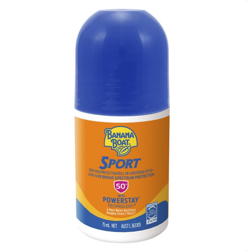 Banana Boat SPF 50+ Sport Roll On 75mL