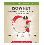 IsoWhey Optimum VLCD Shake + Collagen Strawberries & Cream 18 x 55g