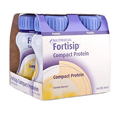 Nutricia Fortisip Compact Protein Vanilla Flavour RTD 4 x 125mL