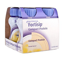 Load image into Gallery viewer, Nutricia Fortisip Compact Protein Vanilla Flavour RTD 4 x 125mL