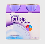 Nutricia Fortisip Compact Protein Neutral Flavour RTD 4 x 125mL