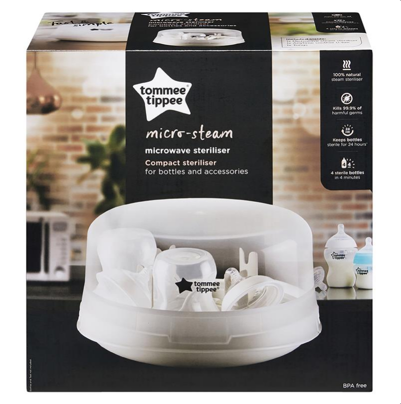 Tommee tippee steriliser hot sale closer to nature