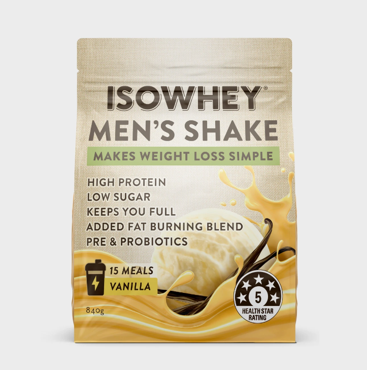 IsoWhey Men's Shake Vanilla 840g (15 Meals)