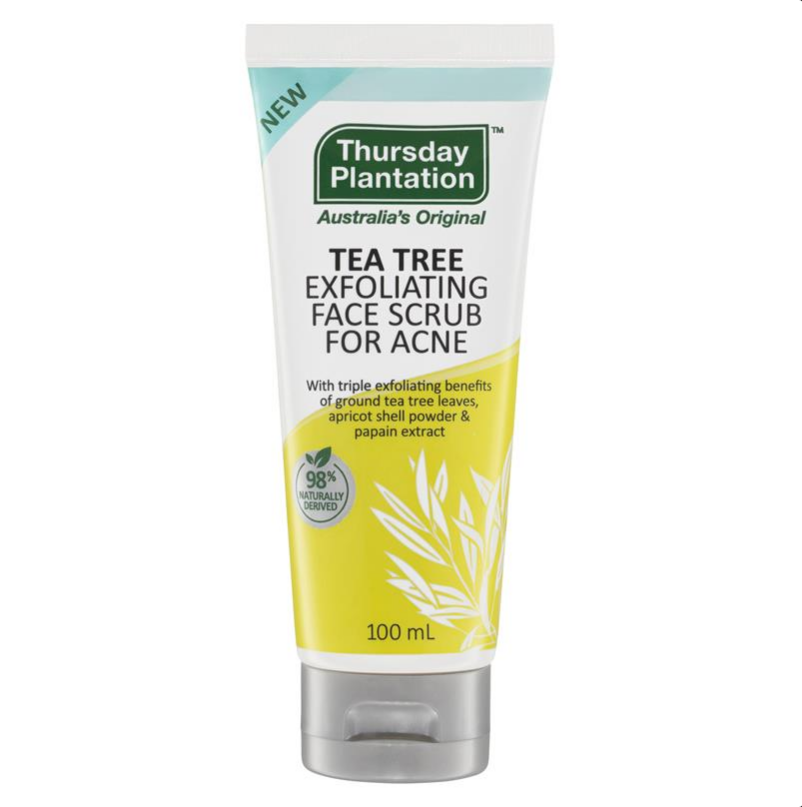 Thursday Plantation Tea Tree Exfoliating Face Scrub For Acne 100mL