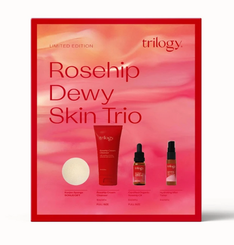 Trilogy Rosehip Dewy Skin Trio Holiday Limited Edition Gift Set