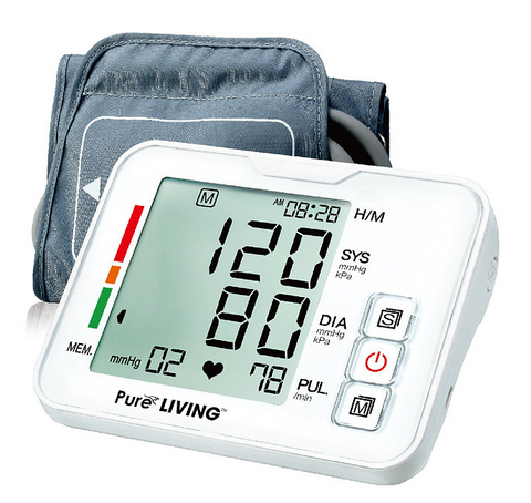 Blood Pressure Monitor - Pure Living Blood Pressure Monitor - 702B