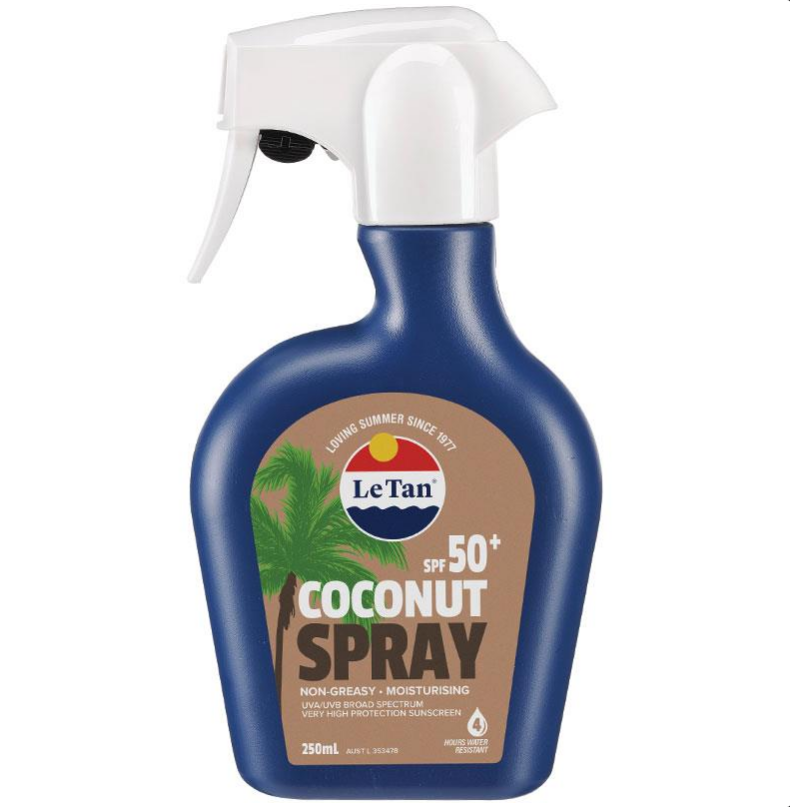 Le Tan Coconut SPF 50+ Spray 250mL