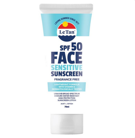 Le Tan SPF 50 Face Sensitive Sunscreen Lotion 70mL