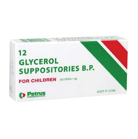 Glycerol Suppositories for Children 12s