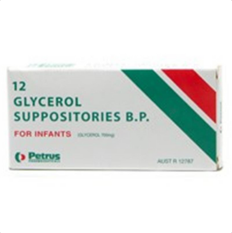 Glycerol Suppositories for Infants 12s