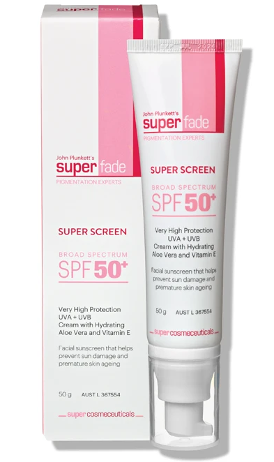 John Plunkett's SuperFade Super Screen SPF 50+ 50g