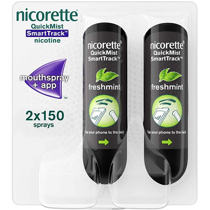 Nicorette QuickMist SmartTrack Mint 2x150 Sprays