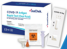 Load image into Gallery viewer, JusChek Covid 19 Rapid Antigen Test Oral (Saliva) 1 Pack
